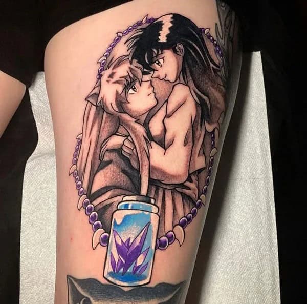 Anime Foot Tattoo