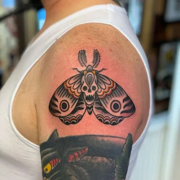 More Death Moth Tattoos That Can’t Be Ignored!