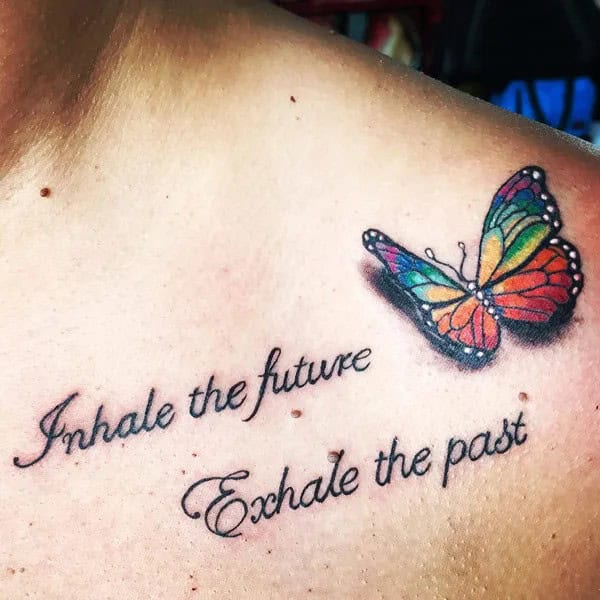 Shoulder Quote Tattoo