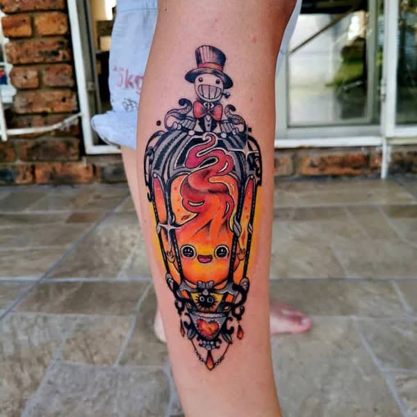 Sleeve Howl’s Moving Castle Tattoo