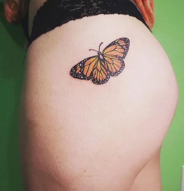 Bite Me Butt Tattoo