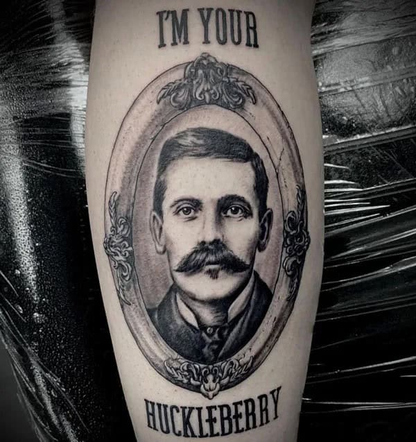 Doc Holliday Chest Tattoo