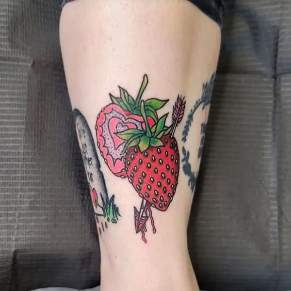 More Designs of Strawberry Tattoos To Check Out This Instant