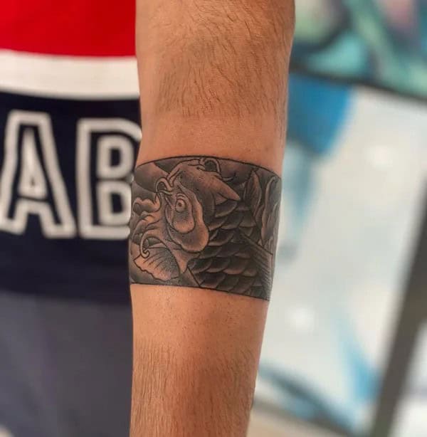 Koi Fish Armband Tattoo