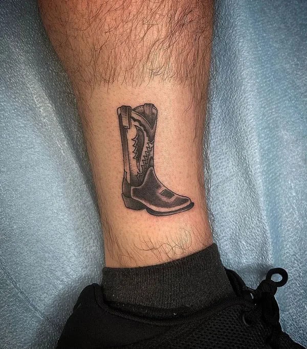 Cowboy Boot Tattoo