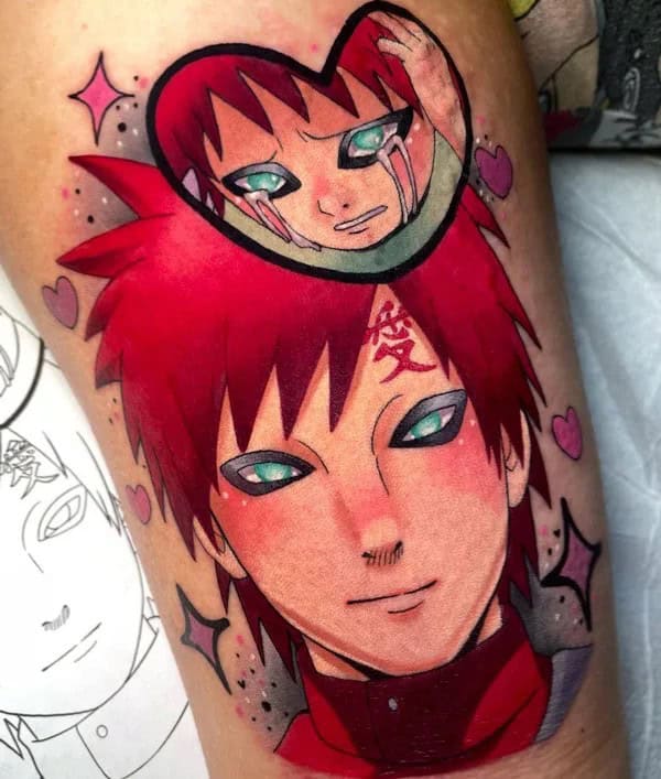 More Gaara Tattoos To Check Out For Gaining Inspiration