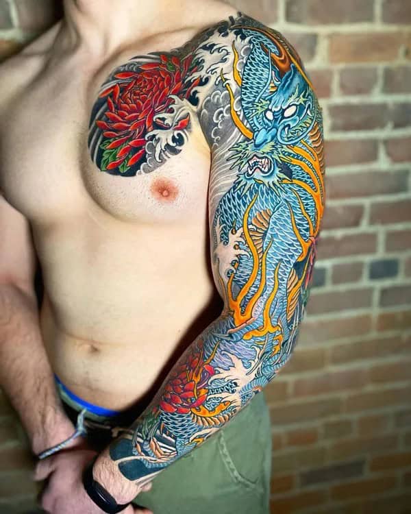 Dragon Sleeve Tattoo