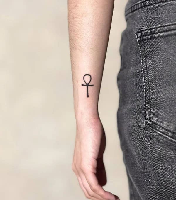 Small Ankh Tattoo