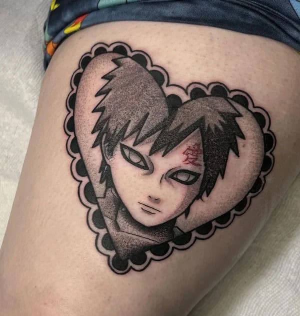 Gaara Love Tattoo