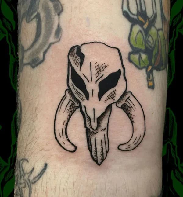 Mandalorian Symbol Tattoo