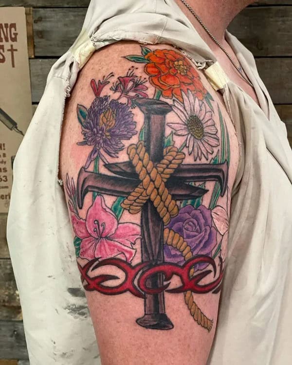 Christian Cross Tattoo