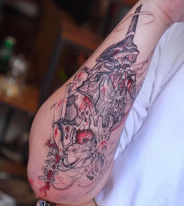 Anime Foot Tattoo