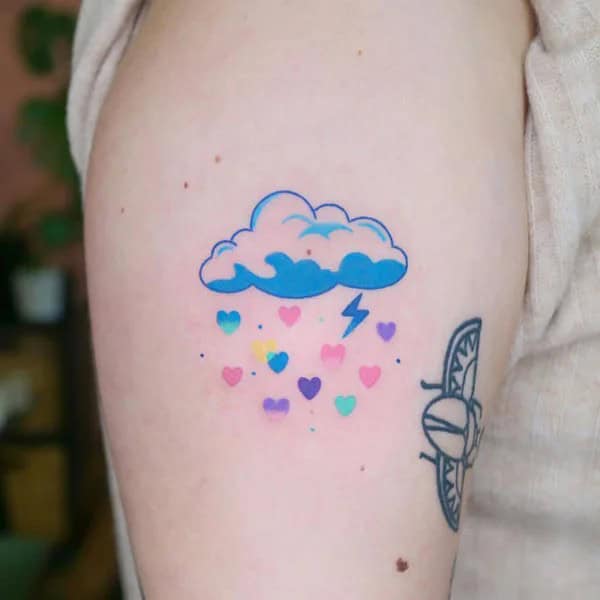 Cute Cloud Tattoo