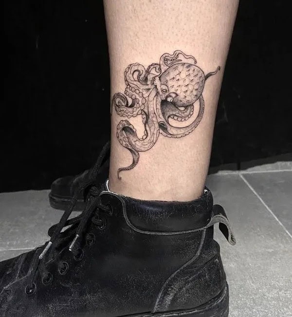 Small Kraken Tattoo