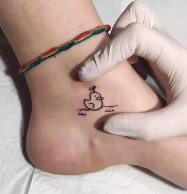 Small Ducky Tattoo