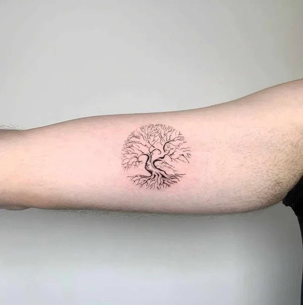 Small Family Tree Tattoo