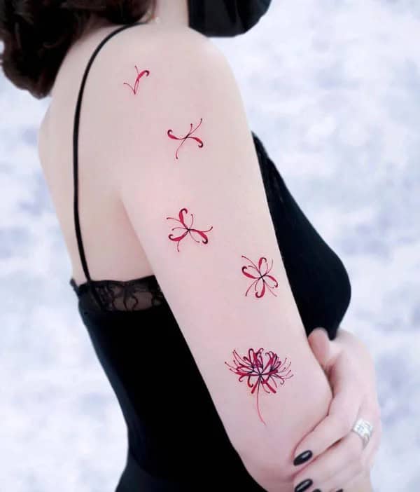 Demon Slayer Spider Lily Tattoo