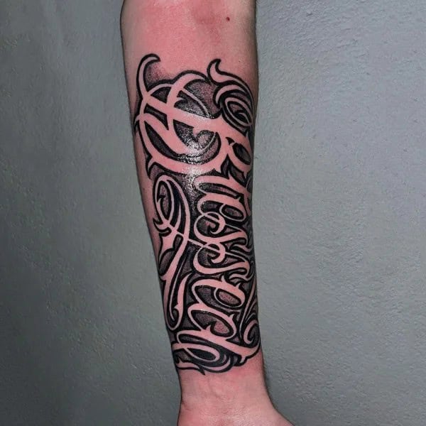 Blessed Forearm Tattoo