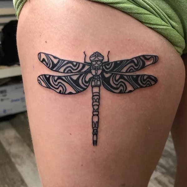 More Sublime Entries Of Dragonfly Tattoos