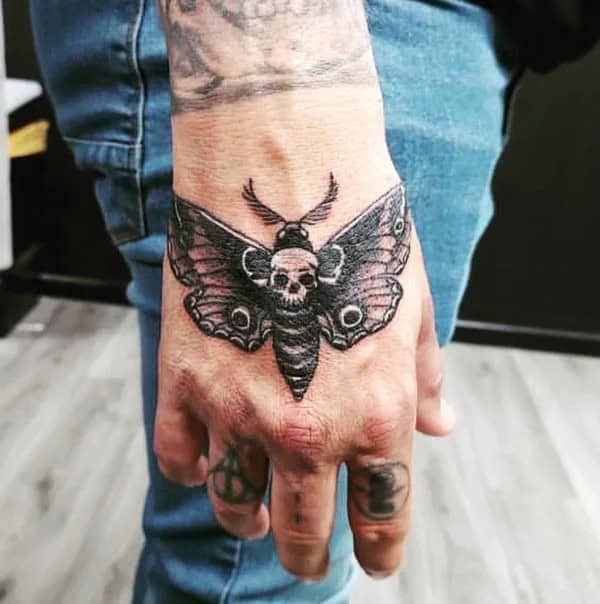 More Death Moth Tattoos That Can’t Be Ignored!