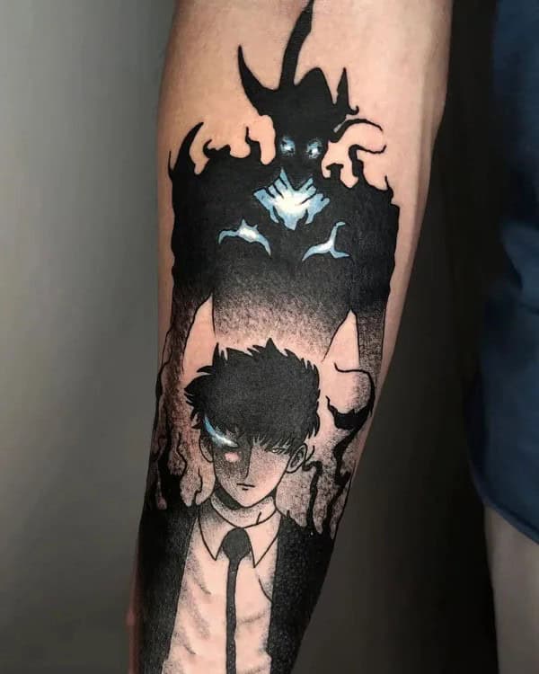 Anime Foot Tattoo