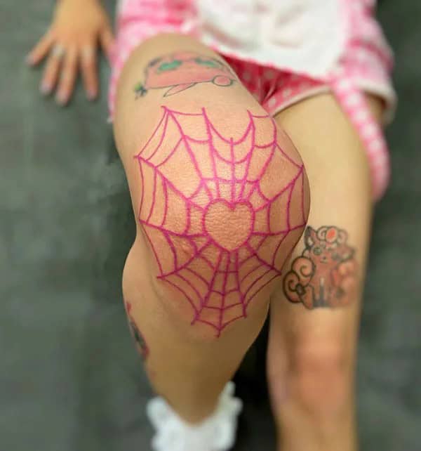 Spider Web Prison Tattoo