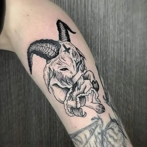 Baby Baphomet Tattoo