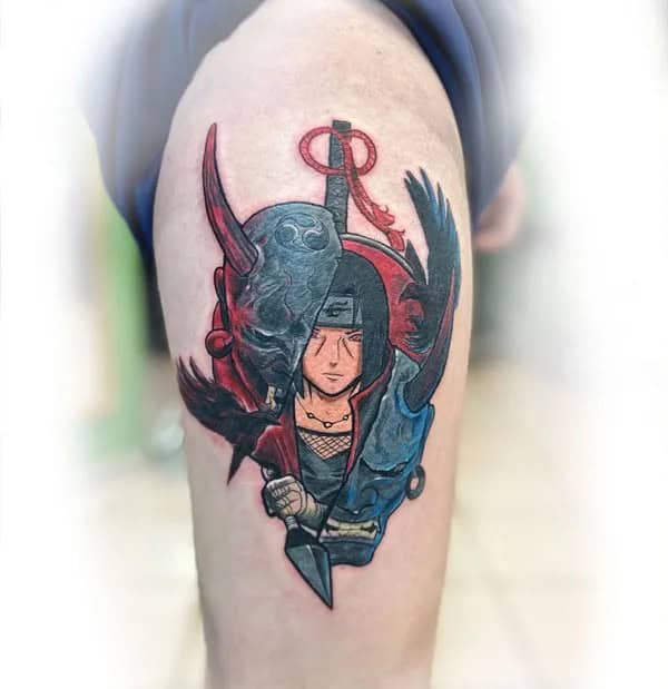 Madara Sharingan Tattoo