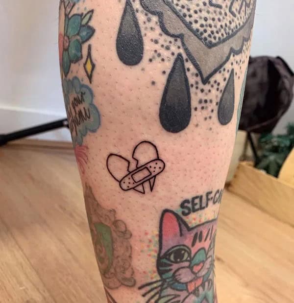 More Broken Heart Tattoos To Wear This Year