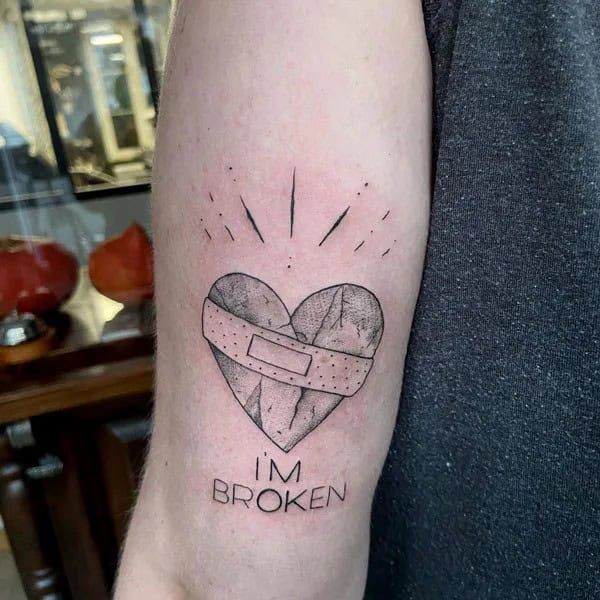 More Broken Heart Tattoos To Wear This Year