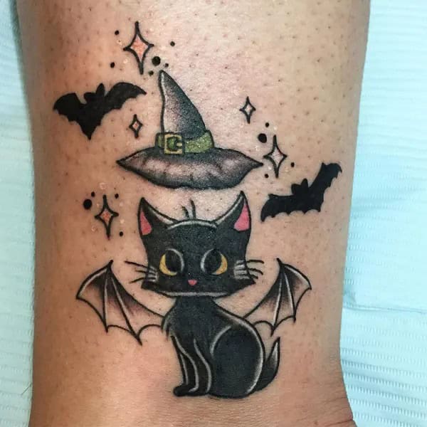 Bat Tattoo On Hand