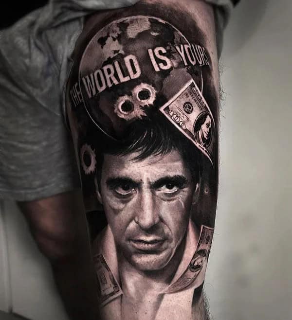 Al Pacino Scarface Tattoo