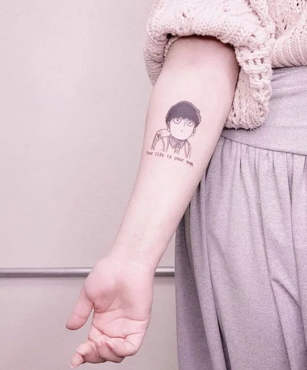 Simple Anime Tattoo