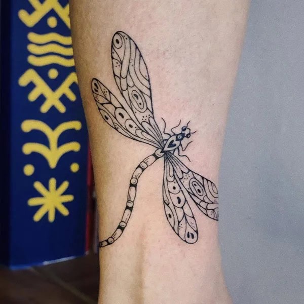 More Sublime Entries Of Dragonfly Tattoos