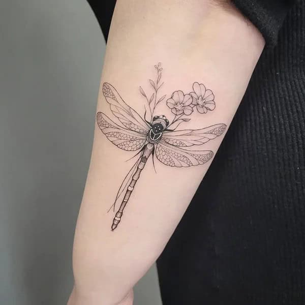 More Sublime Entries Of Dragonfly Tattoos