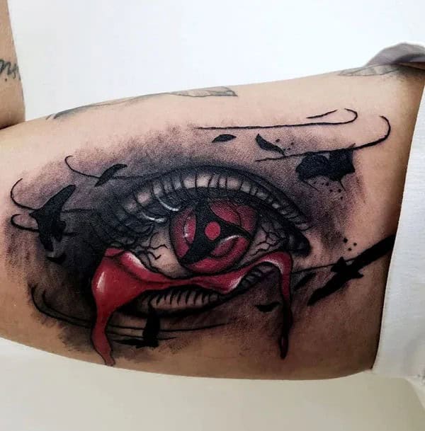 Madara Sharingan Tattoo