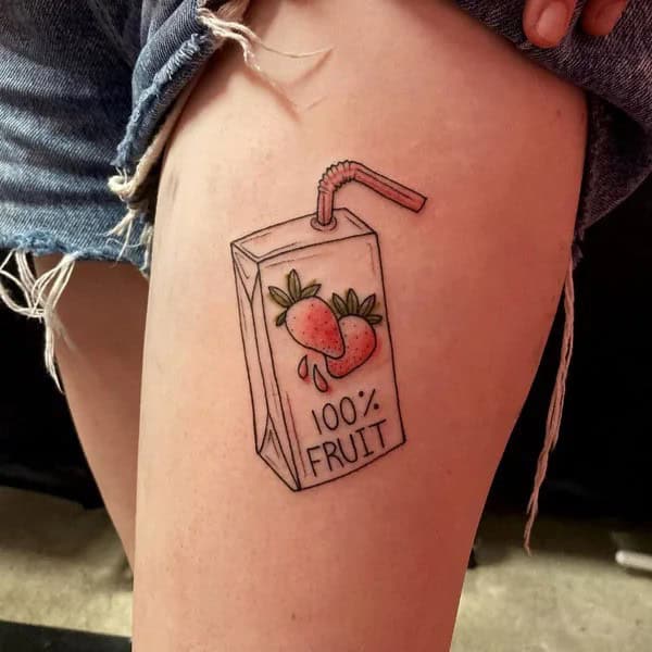 More Designs of Strawberry Tattoos To Check Out This Instant