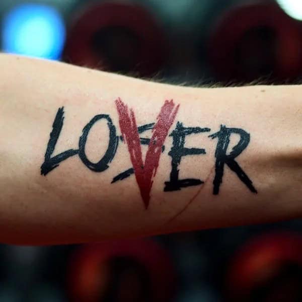 Evil Loser Lover tattoo