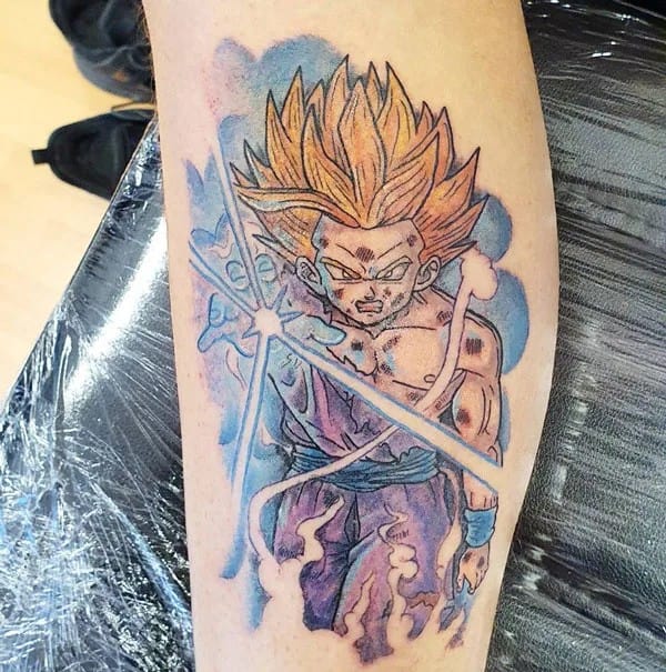 Anime Foot Tattoo