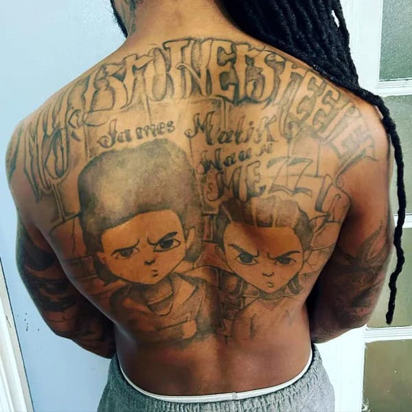 My Brother’s Keeper Back Tattoo