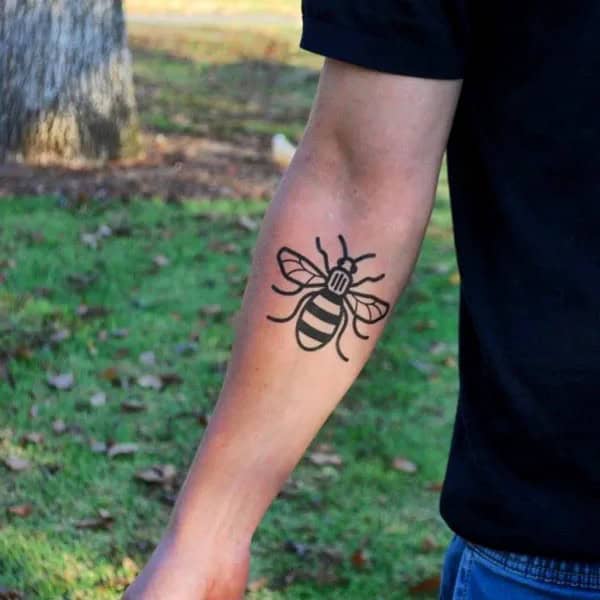 Manchester Bee Tattoo