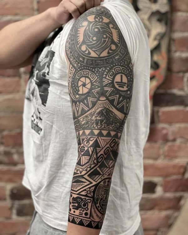 Tribal Sleeve Tattoo