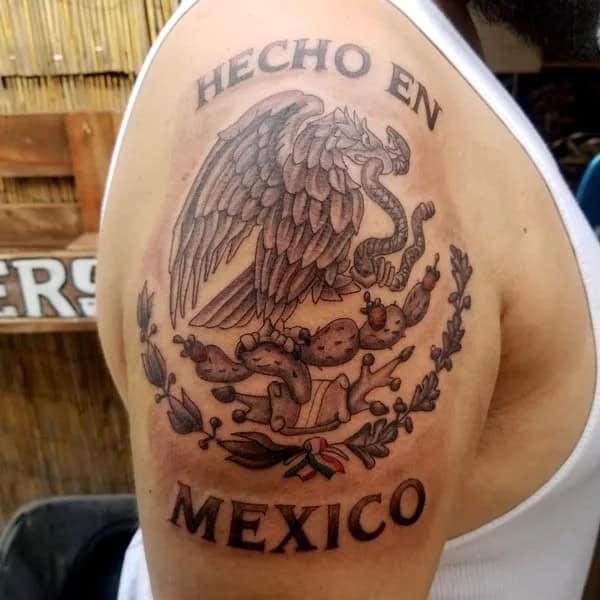 Mexican Eagle Tattoo