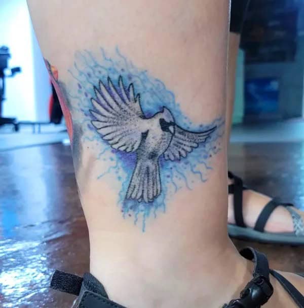 Electric Cardinal Tattoo