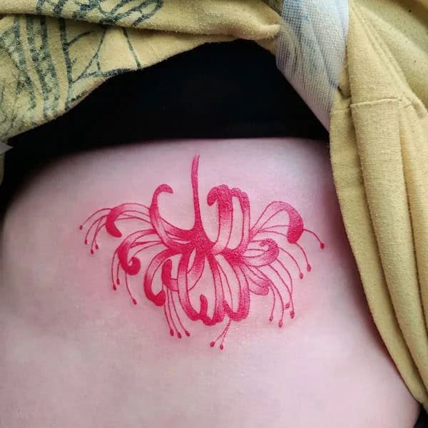 Demon Slayer Spider Lily Tattoo