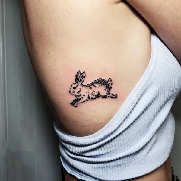 Whale Side Boob Tattoo