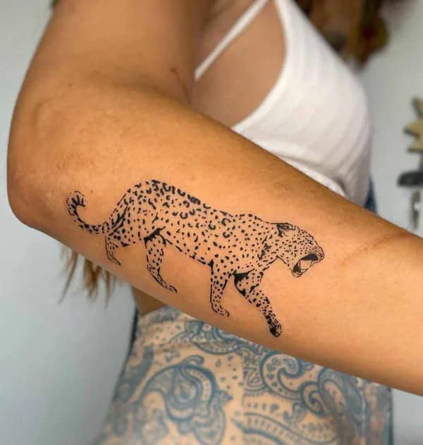 Jaguar Forearm Tattoo