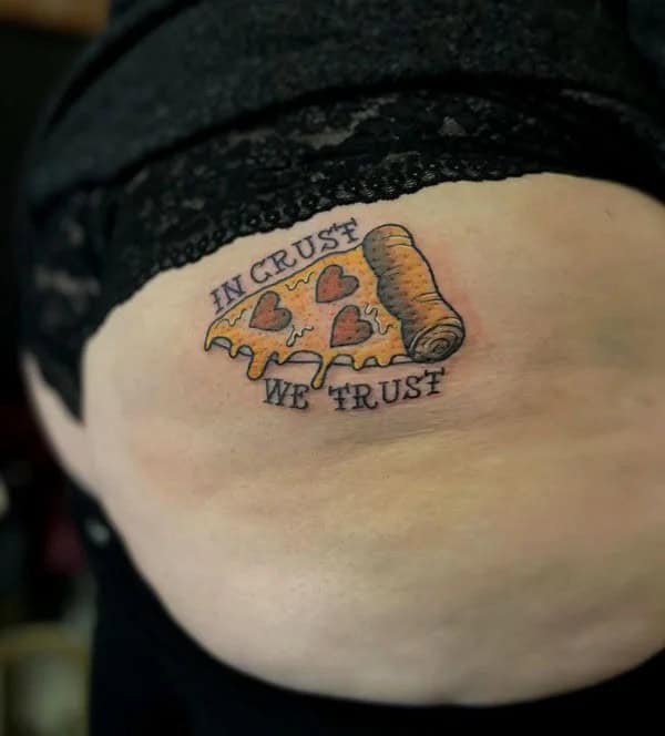 Bite Me Butt Tattoo