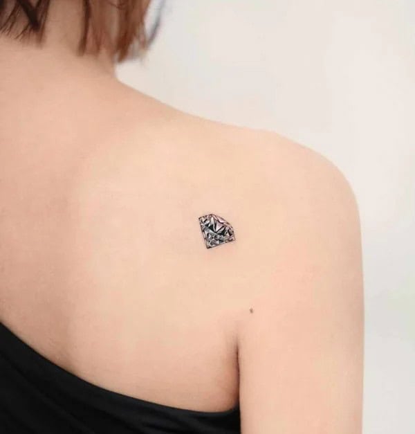 Simple Diamond Tattoo