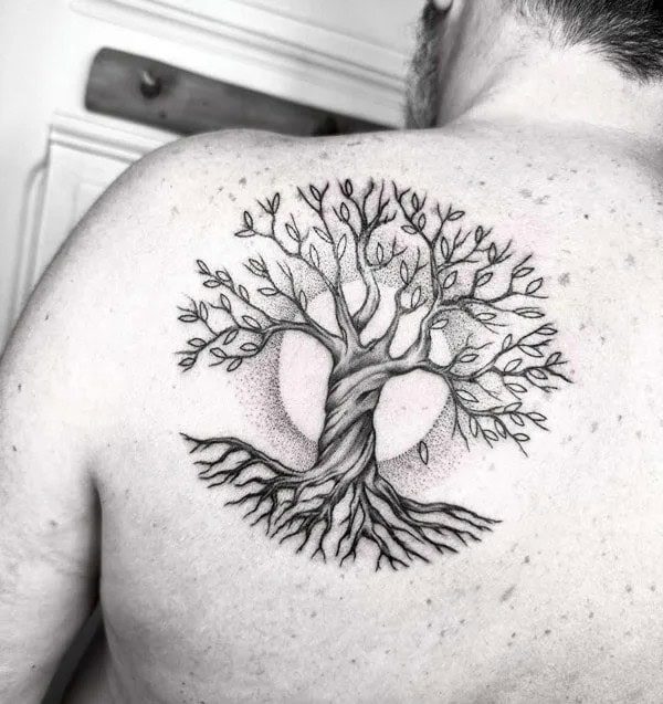 Tree Of Life Shoulder Blade Tattoo